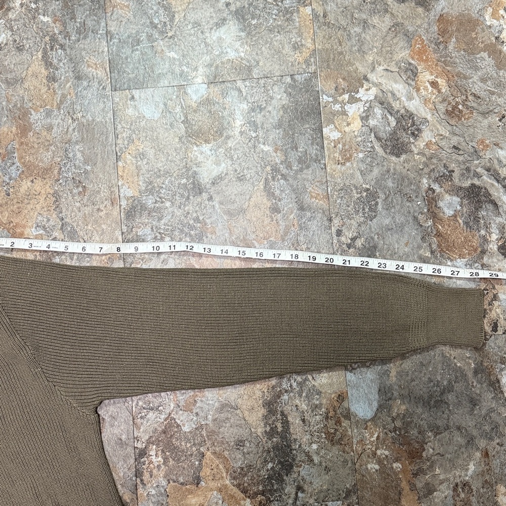 Parker of Vienna Taupe Men's Crewneck Sweater size M - Picture 4 of 5